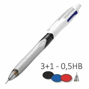 Penna a sfera Bic 4 colori 3+1HB
