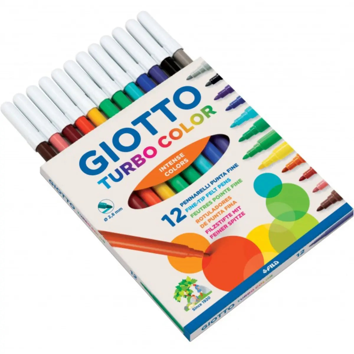 Pennarelli Giotto Turbo Color Skin Tones punta fine in fibra 2,8 mm colori